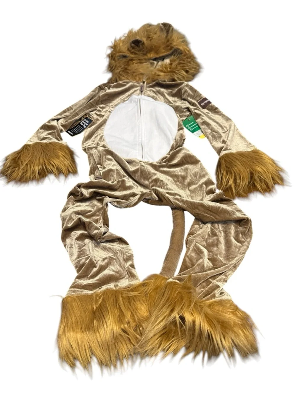 Tipsy Elves Lion Costume Kids‎ Medium Plush Zip Up Halloween Cosplay NWT